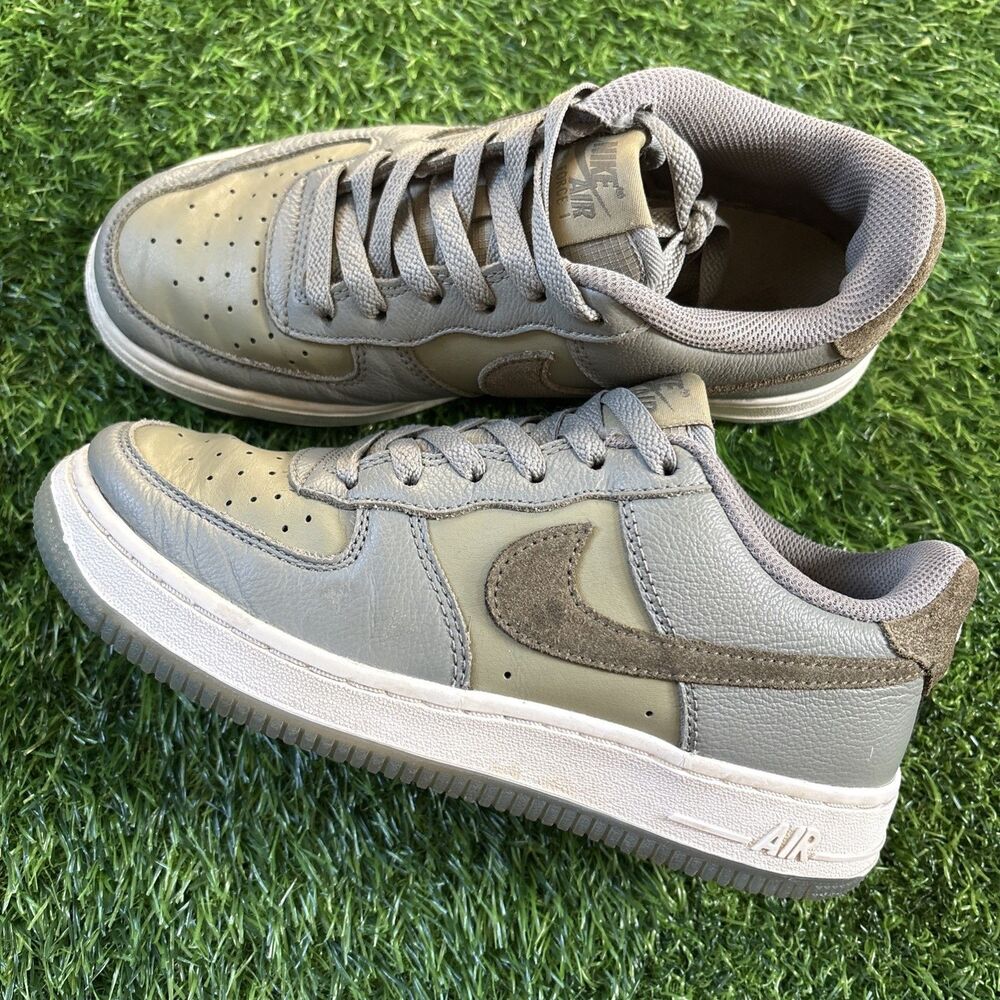 Nike Air Force 1 LV8 GS Dark Stucco/Medium Olive FQ6948-001 Youth Size 4Y